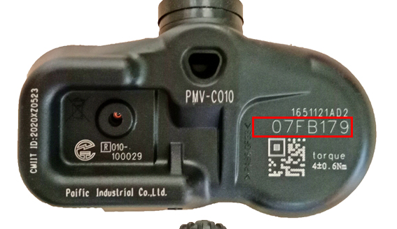 胎压传感器OE替换件之获取原厂胎压传感器ID号方法